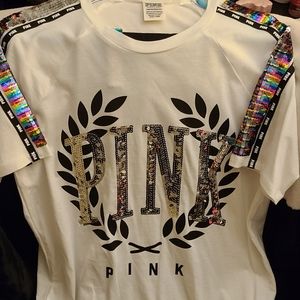Very rare Pink bling t-shirt and leggings set